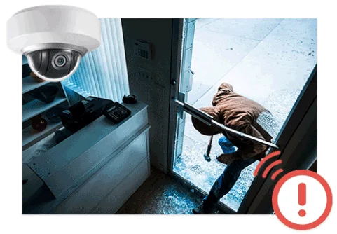 Alarme couplée à une caméra