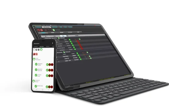 Gestion de l'alarme sur smartphone